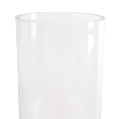 Glass Cylinder Vase, 16" H x 7" Dia