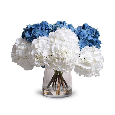 Hydrangea Arrangement - Blue-White - New Growth Designs