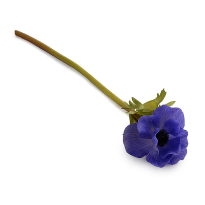 Anemone Stem - Violet 17"H