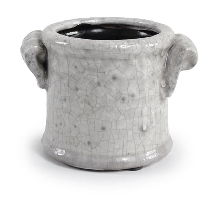 Gray Glazed Terracotta Vase