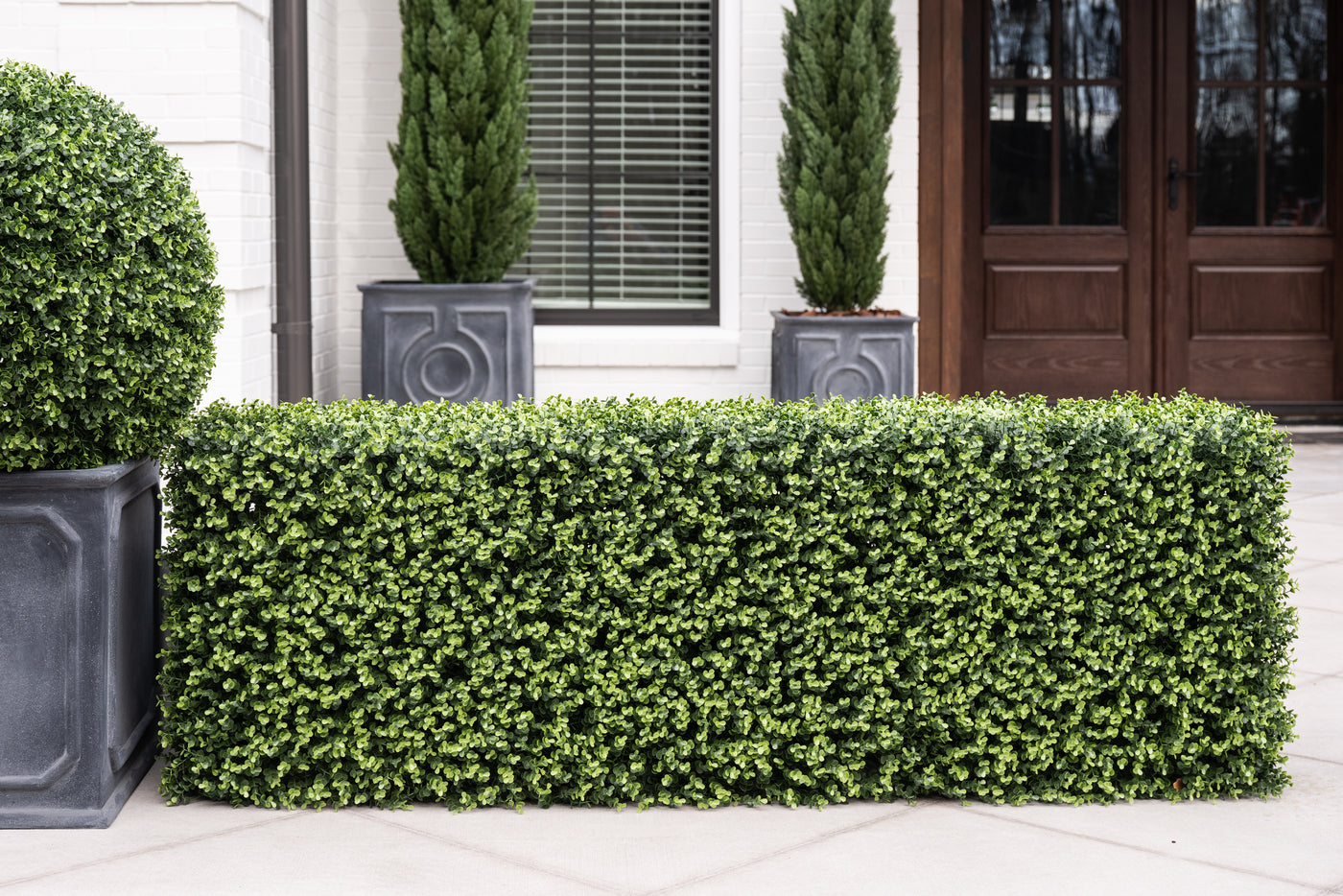 Lifelike and UV-Resistant Boxwood Hedges by Enduraleaf