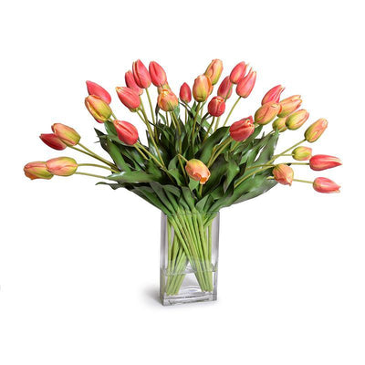 Tulip Arrangement in Glass 24"H