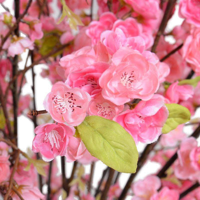 Cherry Blossom Arrangement in Glass 54"H