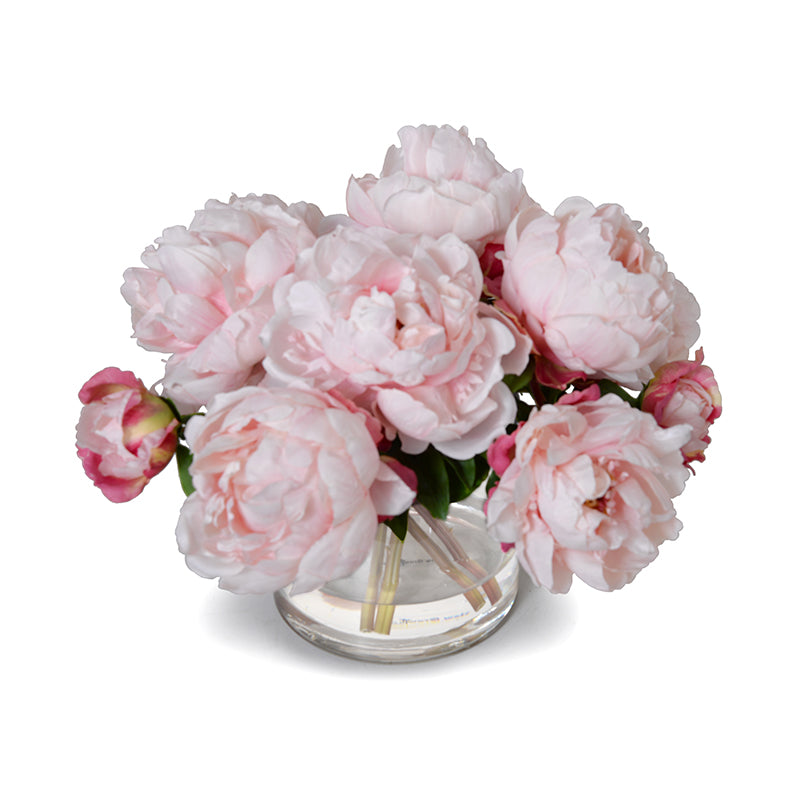 Peony Bouquet 13"H