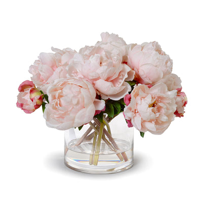 Peony Bouquet 13"H