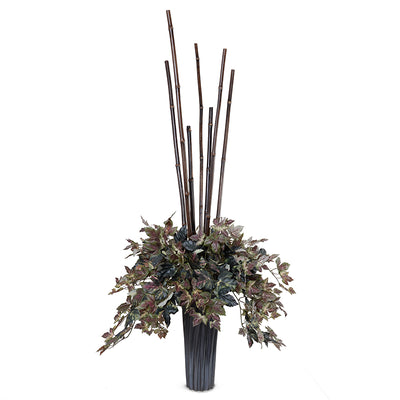 Bamboo and Grape Ivy in Vase