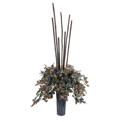 Bamboo and Grape Ivy in Vase