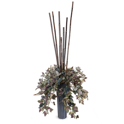 Bamboo and Grape Ivy in Vase