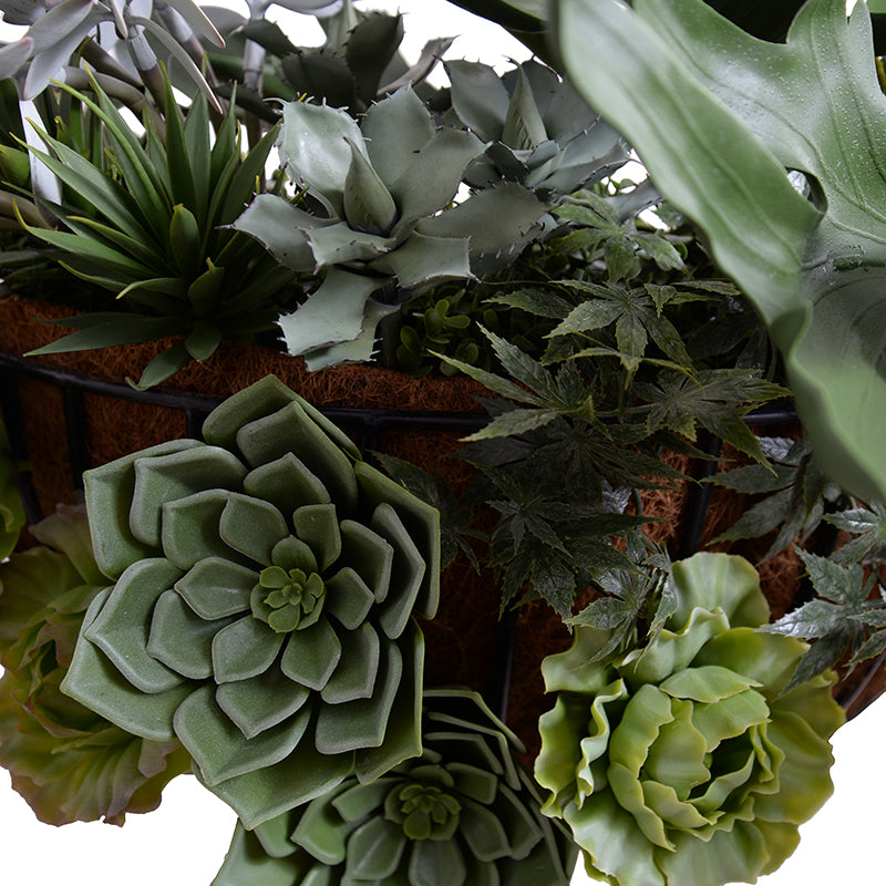hayrack window box planters Staghorn & Succulents Hayrack Planter – New Growth Designs