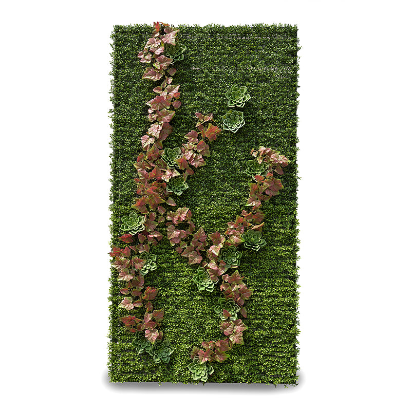 4' x 8' Green Wallscape Kit - Tea Leaf, Ivy, Succulents