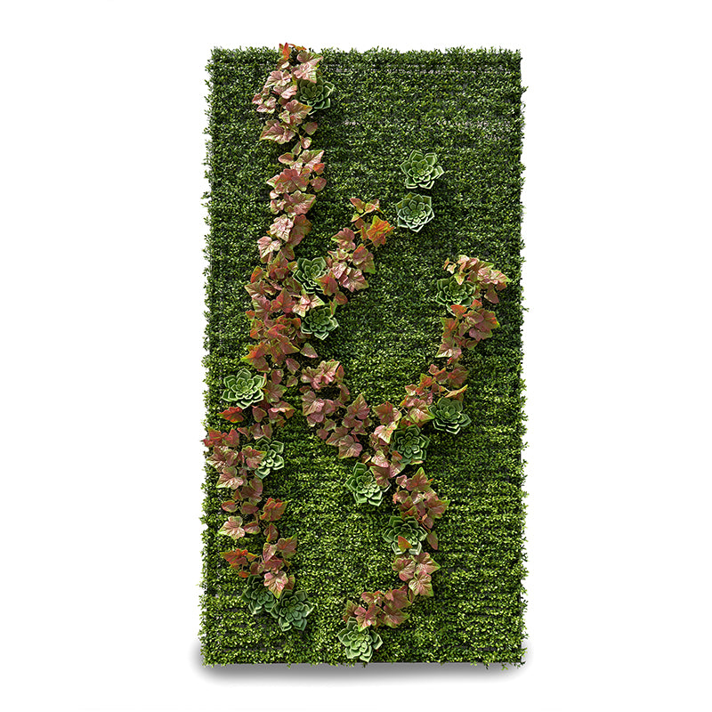 4' x 8' Green Wallscape Kit - Tea Leaf, Ivy, Succulents