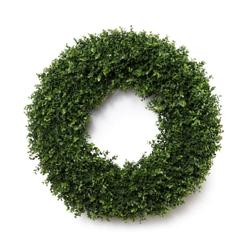 Enduraleaf Boxwood Double-sided Wreath