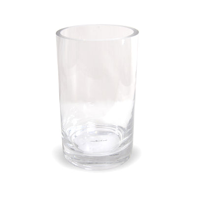 Glass Cylinder Vase, 10" H x 6" Dia