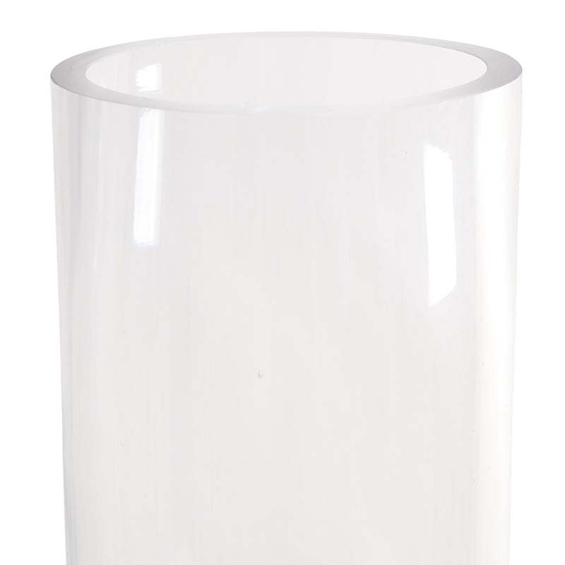 Glass Cylinder Vase, 16" H x 6" Dia