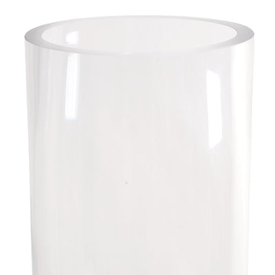 Glass Cylinder Vase, 16" H x 6" Dia