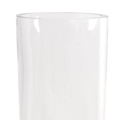 Glass Cylinder Vase, 18" H x 5" Dia