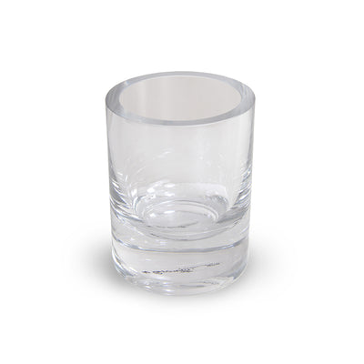 Glass Cylinder Vase, 4.3" H x 3.25" Dia