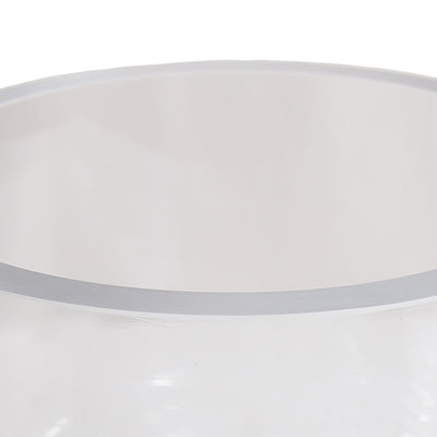 Glass Cylinder Vase, 6" H x 6" Dia
