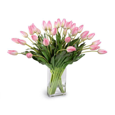 Tulip Arrangement - Pink-White - New Growth Designs