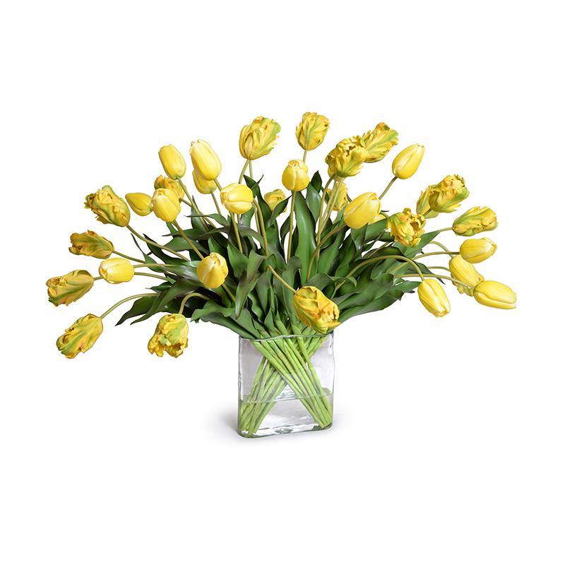Tulip Arrangement - Yellow-Green - New Growth Designs