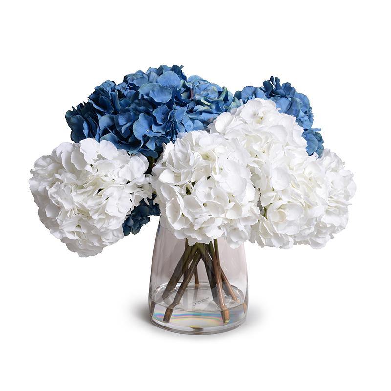 Hydrangea Arrangement - Blue-White - New Growth Designs