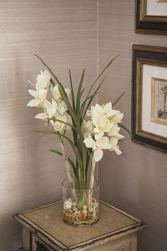 Cymbidium Orchid - White - New Growth Designs