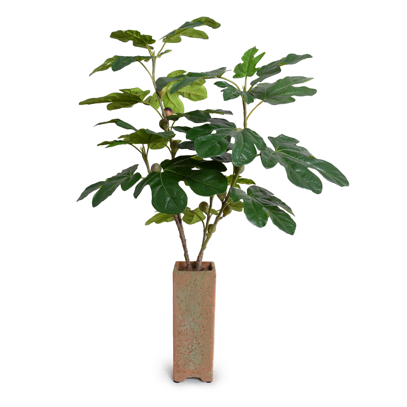 Wholesale Faux Fig Branches with Artificial Fruits in Terracotta Pot Indoor 40 Inches Tall - New Growth Designs