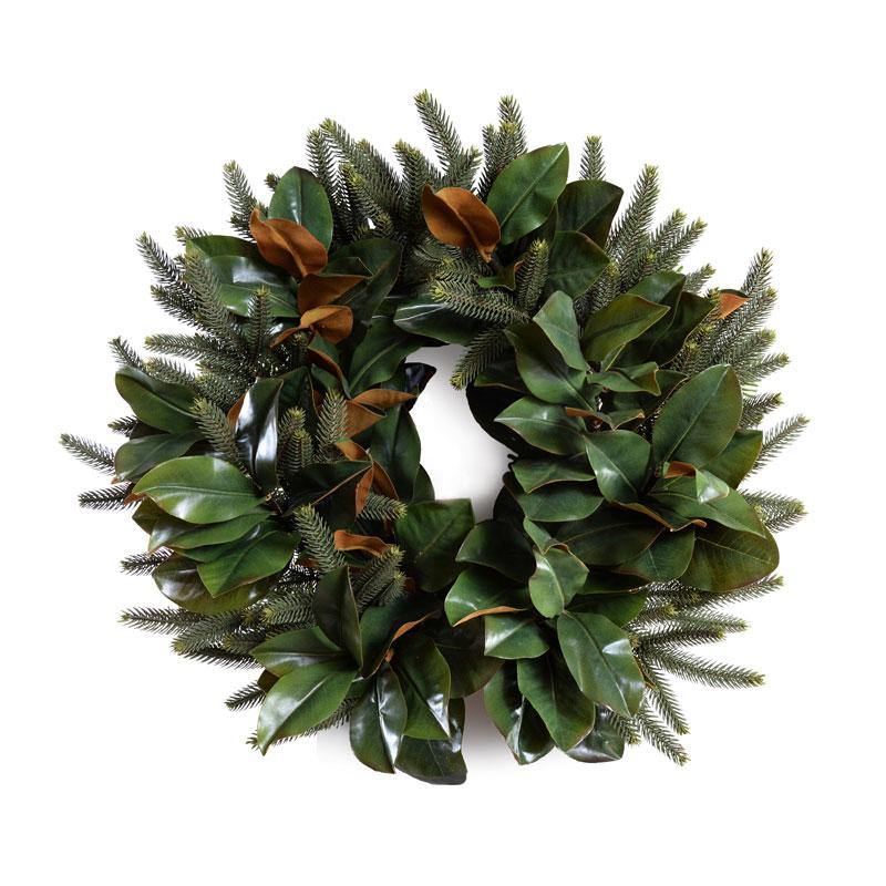 24" Magnolia, Fir Wreath - New Growth Designs