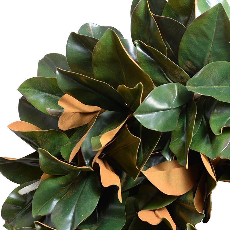 22" Magnolia Leaf Hand-built Wreath - New Growth Designs