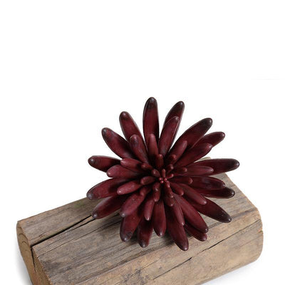 UV Resistant Wholesale Artificial Succulent Stem Pick  Burgundy Outdoor 5.5 Inches Tall - Enduraleaf by New Growth Designs