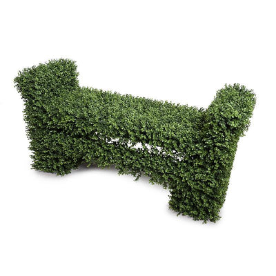 Boxwood Covered Garden Bench - New Growth Designs