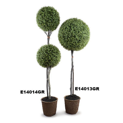 15" Boxwood Double Ball Topiary - New Growth Designs
