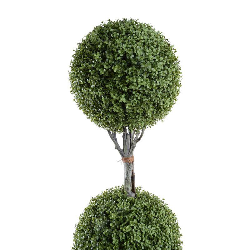 15" Boxwood Double Ball Topiary - New Growth Designs