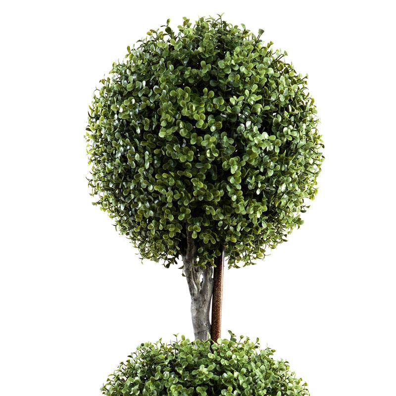 11" Boxwood Double Ball Topiary - New Growth Designs