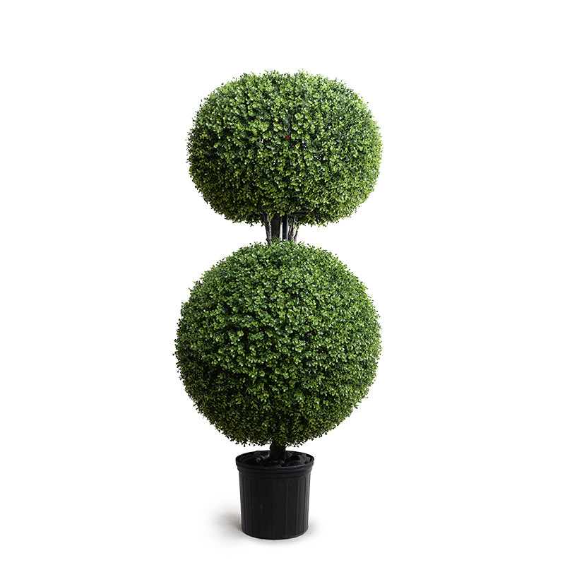 Boxwood Ball Double Topiary 62"H