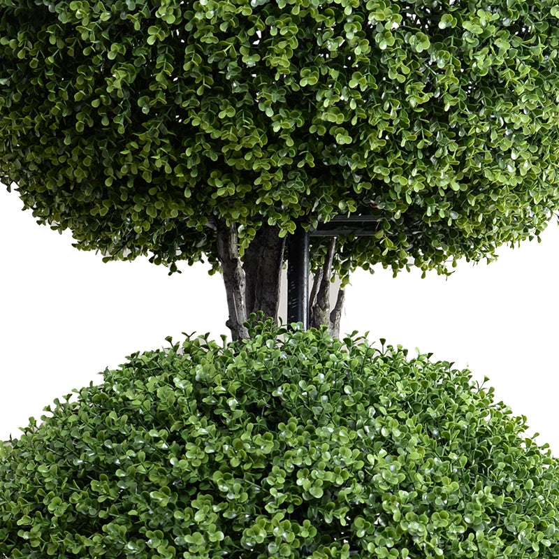 Double Boxwood Topiary, 62"H