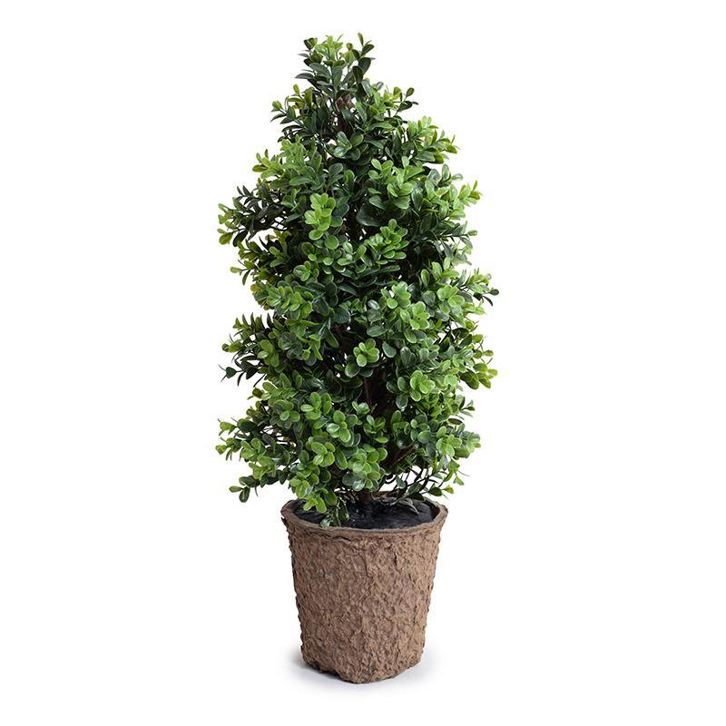 UV Resistant Wholesale Artificial Boxwood Shrub, Parterre Outdoor 26 Inches Tall - Enduraleaf by New Growth Designs