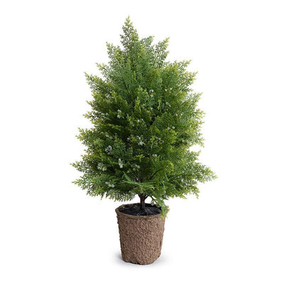 UV Resistant Wholesale Artificial Arborvitae Shrub Outdoor Small, 30 Inches Tall - Enduraleaf by New Growth Designs