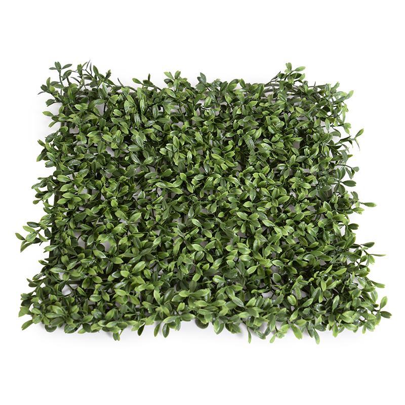 Tea Leaf Artificial Green Wall Panel 12" Interlocking Mats (Case of 24) Outdoor - Enduraleaf by New Growth Designs