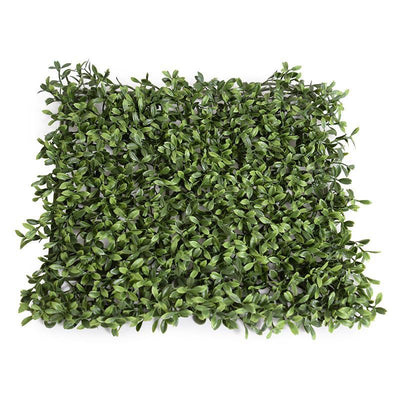 Tea Leaf Artificial Green Wall Panel 12" Interlocking Mats (Case of 24) Outdoor - Enduraleaf by New Growth Designs