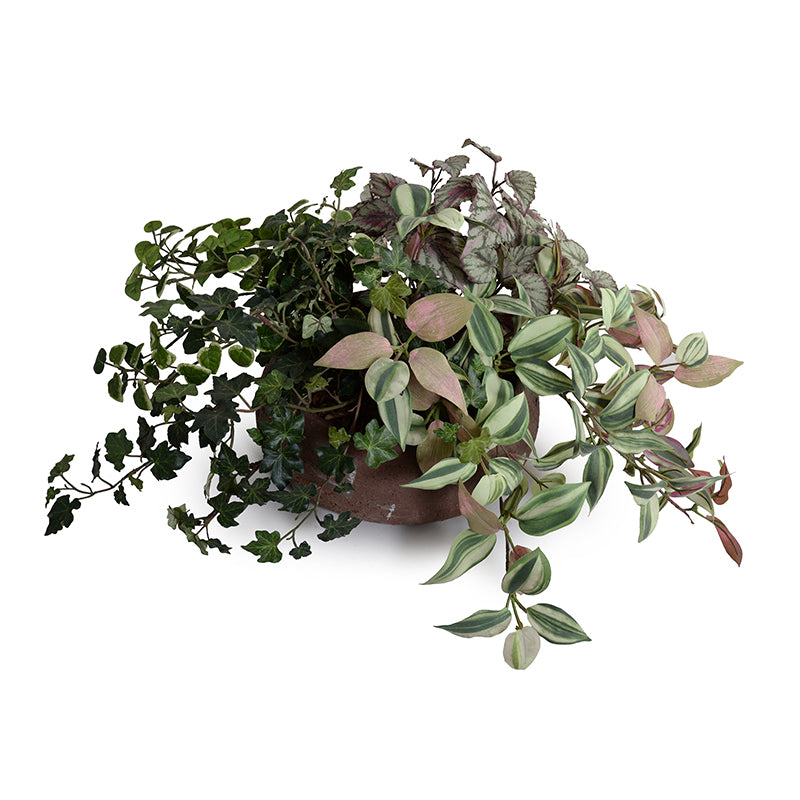 Wholesale Assorted Artificial Greenery in Clay Bowl for Modern Decor - New Growth Designs