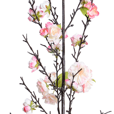 Cherry Blossom flower branch, 60"L - Light Pink