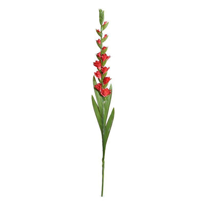 Gladiolus Flower Stem, 48" L - Red - New Growth Designs