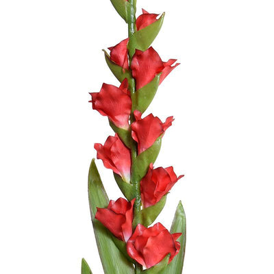 Gladiolus Flower Stem, 48" L - Red - New Growth Designs