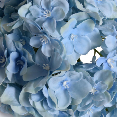 Hydrangea Stem with Leaf, 18" L - Blue - New Growth Designs