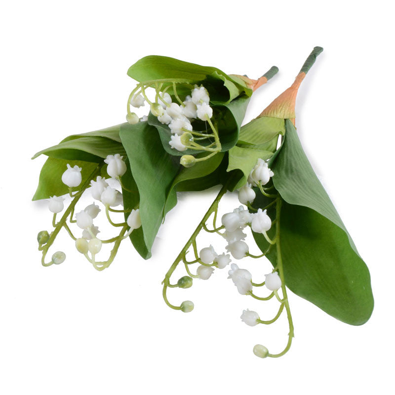 Lily of the Valley Spray, 10" L