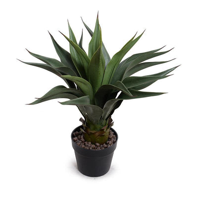 Americana Wholesale Artificial Agave Plant in Short Round Pot Indoor 24 Inches Tall - New Growth Designs