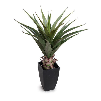 Americana Realistic Wholesale Faux Agave Plant in Square Pot Indoor 28 Inches Tall - New Growth Designs