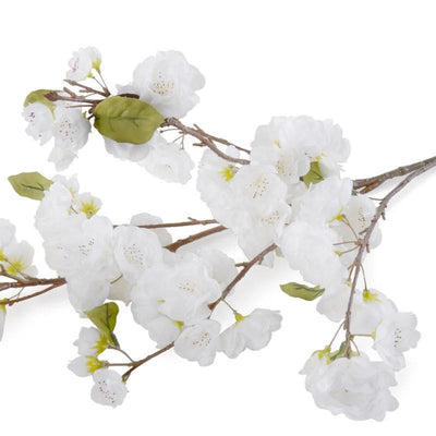 Cherry Blossom Large Branch, 55" L - White