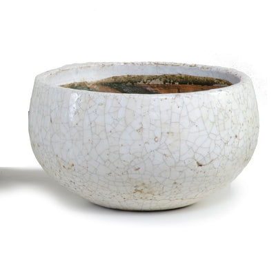 Glazed Terracotta Bowl, 13" Dia.